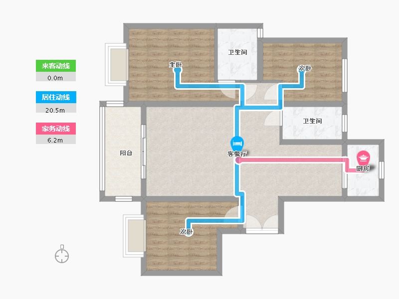 河南省-濮阳市-龙湖壹号-115.04-户型库-动静线