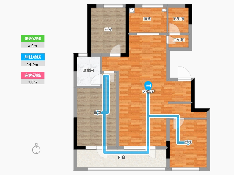 江苏省-南京市-金基皓樾-92.50-户型库-动静线