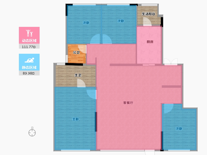 四川省-成都市-建发天府养云-210.01-户型库-动静分区