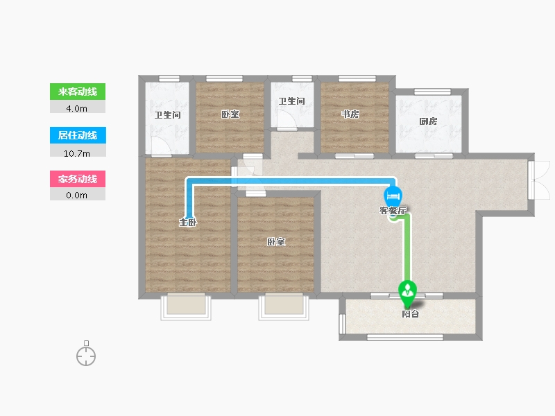 河南省-洛阳市-建业龙城东望-108.00-户型库-动静线