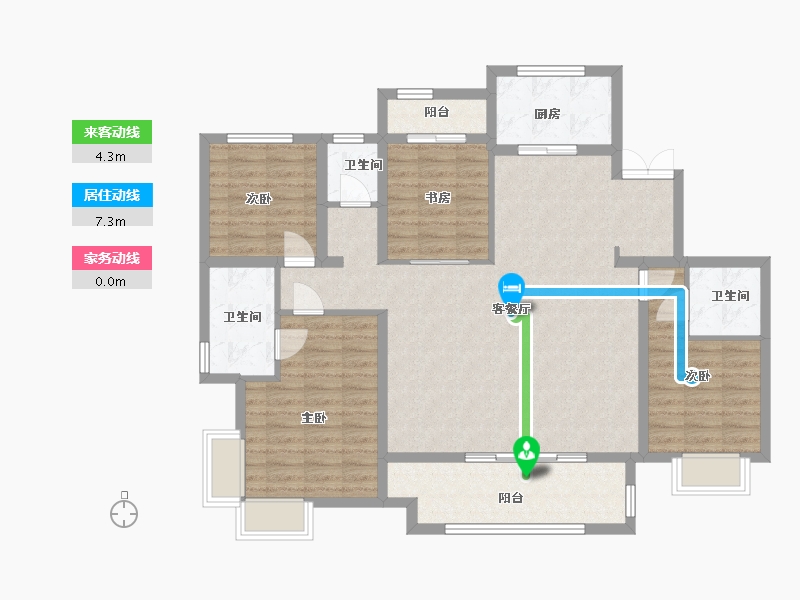 山西省-运城市-吾悦华府-138.64-户型库-动静线