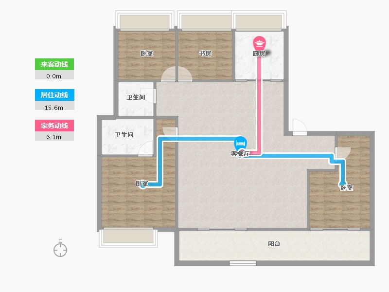 四川省-成都市-中旅千川阅-136.77-户型库-动静线