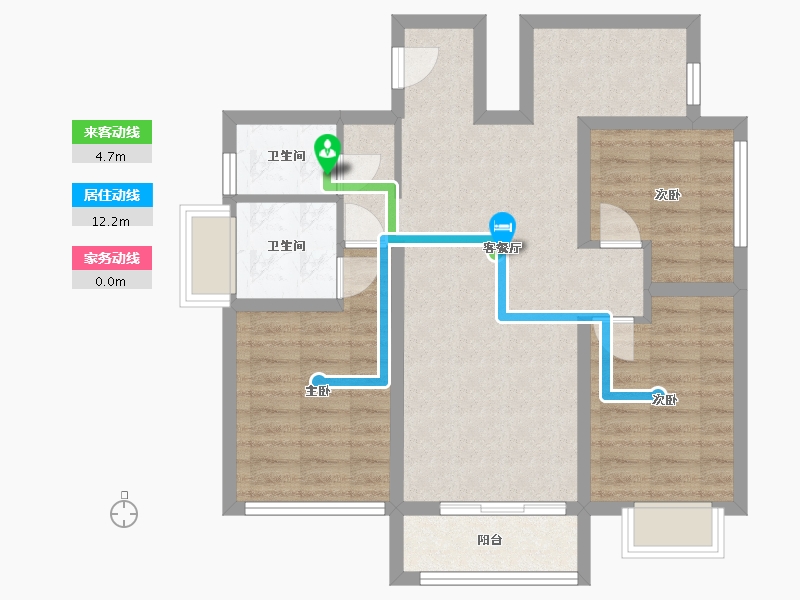 广东省-汕头市-珑熙府-78.40-户型库-动静线