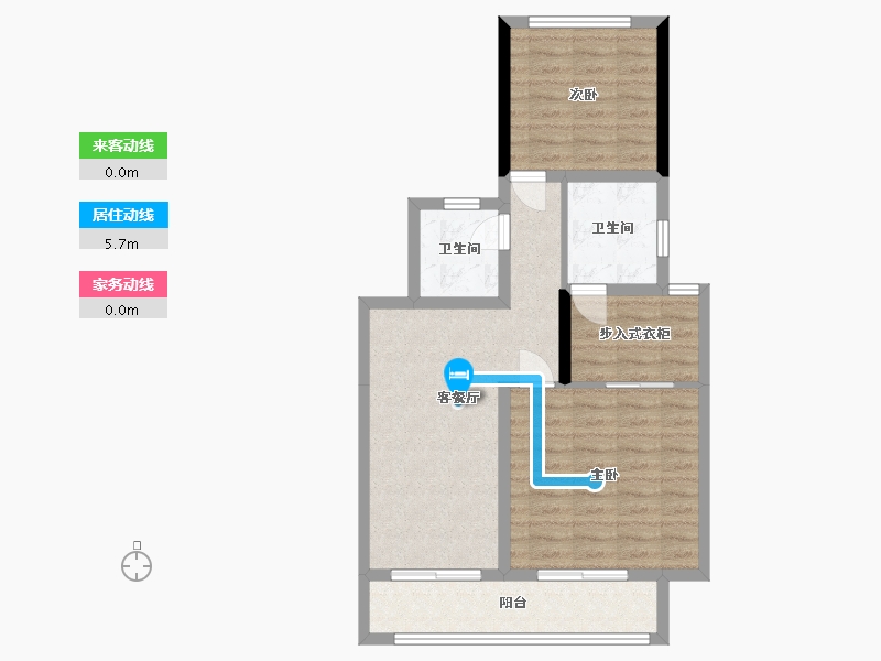 浙江省-绍兴市-中国铁建官河府-151.00-户型库-动静线