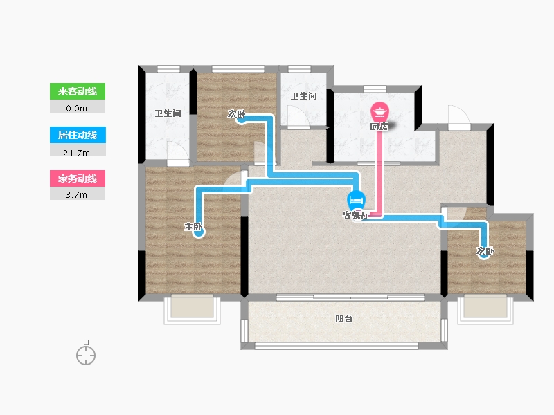 四川省-成都市-华润置地锦官-98.67-户型库-动静线