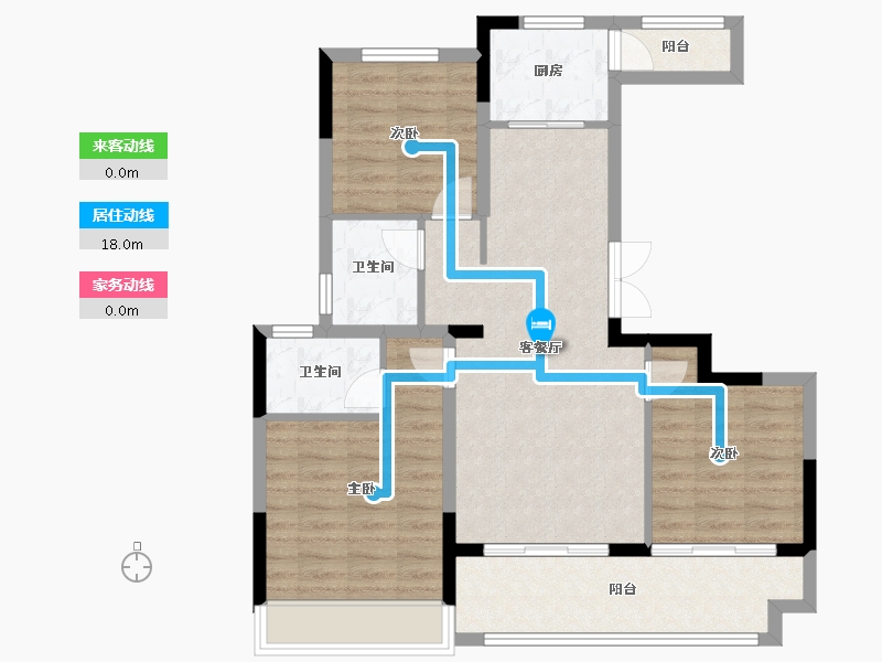 河南省-济源市-宸院-84.00-户型库-动静线