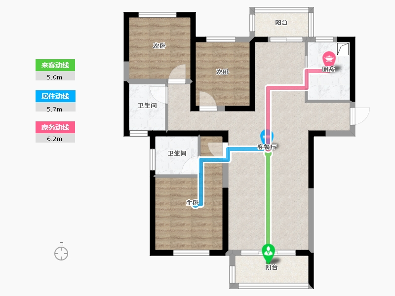 湖南省-岳阳市-乐城小区-97.28-户型库-动静线