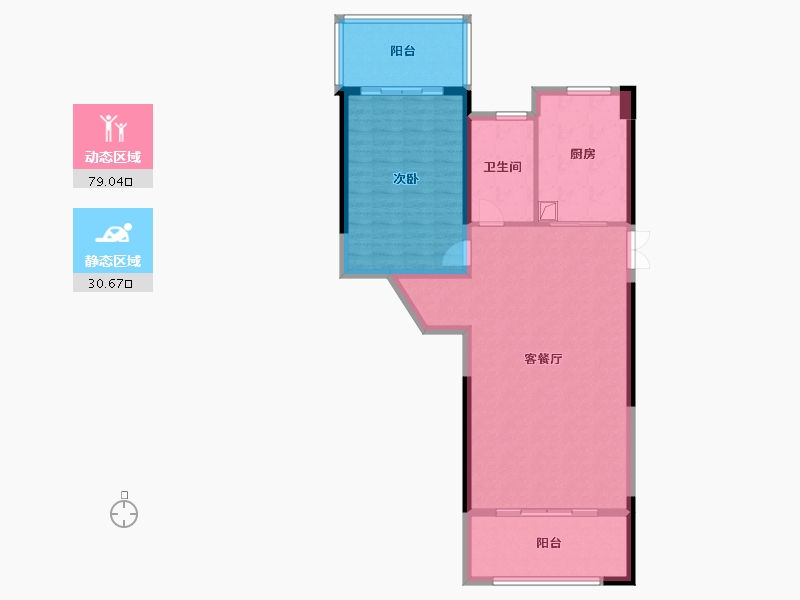 福建省-泉州市-石狮碧桂园-100.00-户型库-动静分区