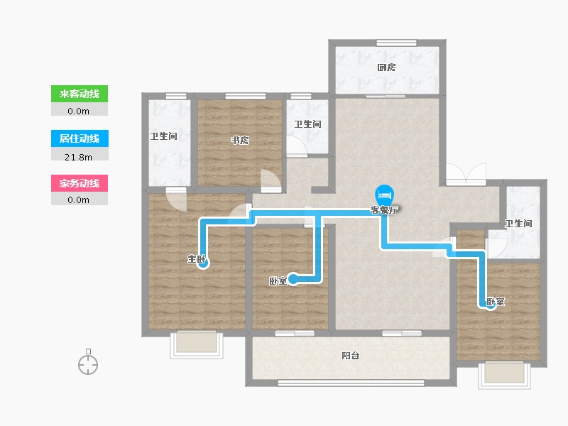 山东省-济南市-中建大学里-132.00-户型库-动静线