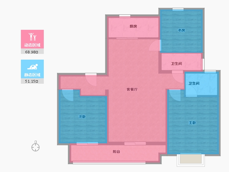 山西省-运城市-正通万和城-108.46-户型库-动静分区