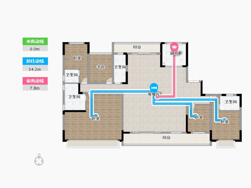 湖南省-长沙市-中建钰山湖-248.01-户型库-动静线