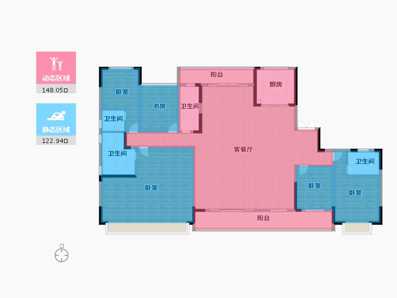 湖南省-长沙市-中建钰山湖-248.01-户型库-动静分区