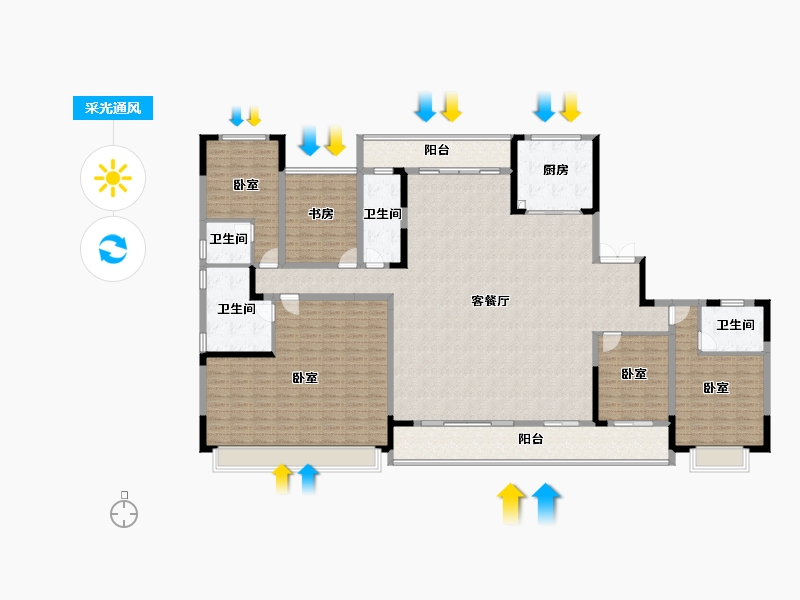 湖南省-长沙市-中建钰山湖-248.01-户型库-采光通风