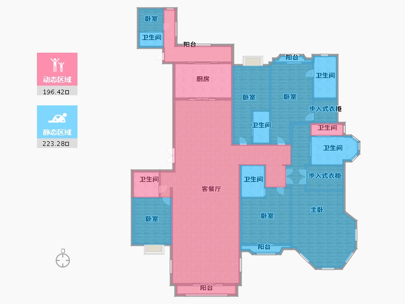 广东省-汕尾市-星河湾-324.00-户型库-动静分区