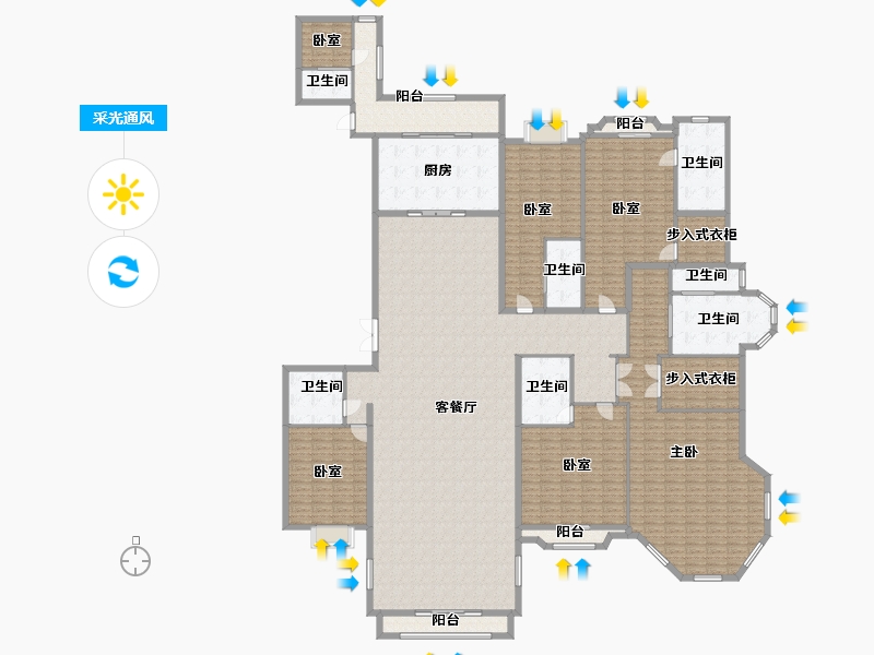 广东省-汕尾市-星河湾-324.00-户型库-采光通风