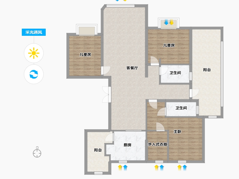 河南省-商丘市-文体-128.00-户型库-采光通风