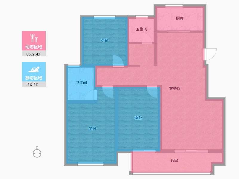 河南省-开封市-新城壹号院-104.00-户型库-动静分区