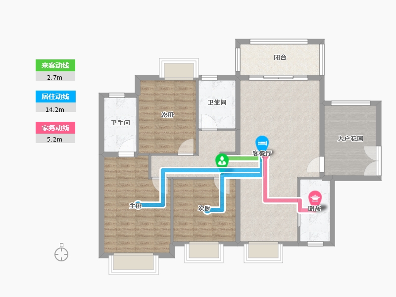 贵州省-六盘水市-太古城-101.60-户型库-动静线