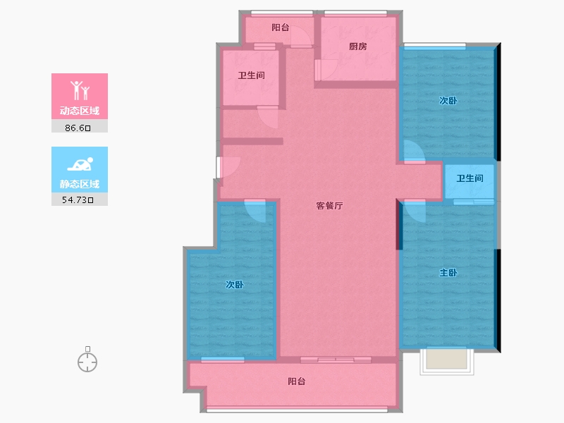 河南省-信阳市-汇文博苑-140.00-户型库-动静分区