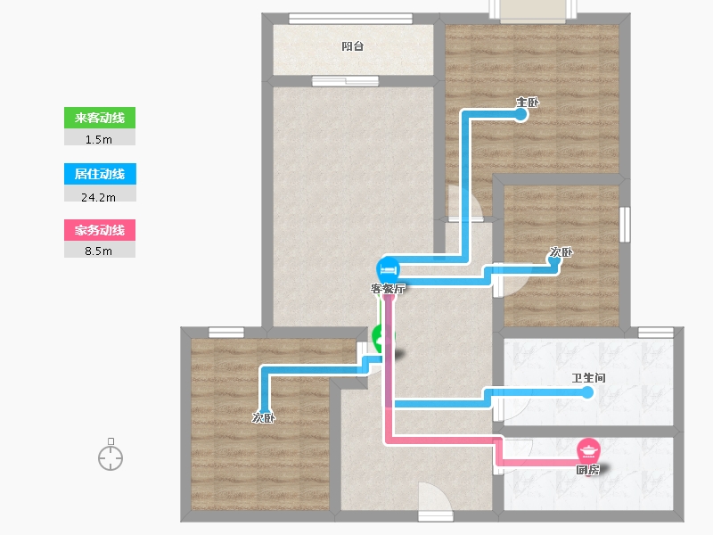 河南省-商丘市-康城花园-104.00-户型库-动静线