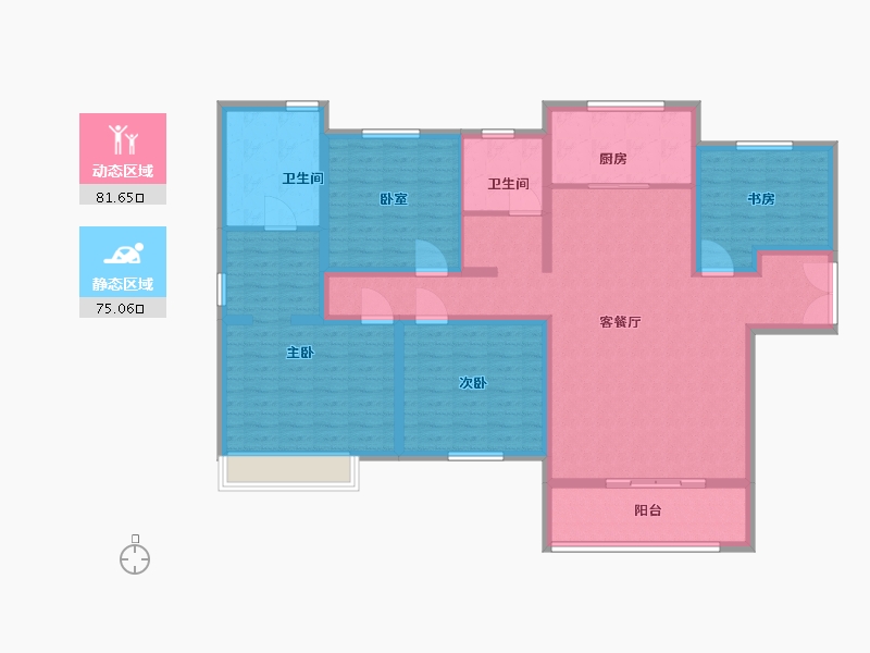 河南省-安阳市-空港新城-140.80-户型库-动静分区