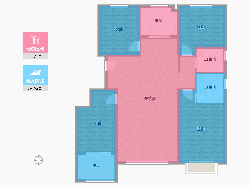 山东省-潍坊市-恒信悦府-114.32-户型库-动静分区