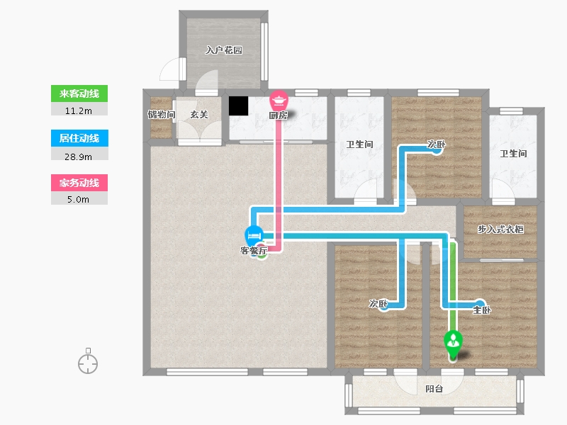 河北省-承德市-顺达帝景-129.00-户型库-动静线