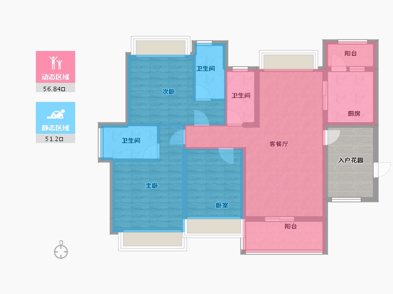 广东省-阳江市-建华翡翠城-109.47-户型库-动静分区