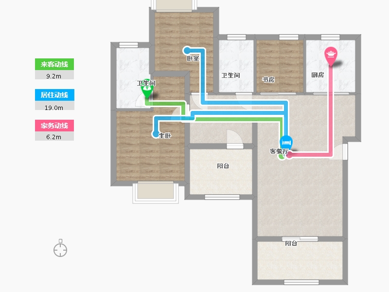 广东省-惠州市-利德悦府-96.00-户型库-动静线