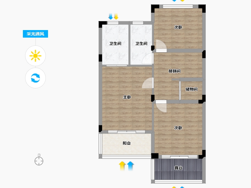 江西省-赣州市-九里峰山-280.00-户型库-采光通风