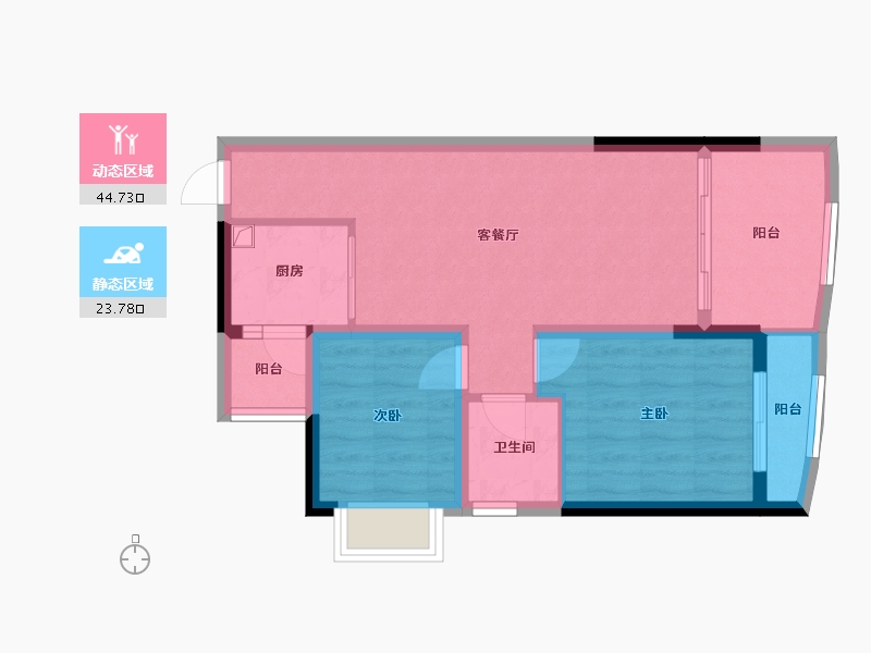 四川省-眉山市-天府公园城-50.79-户型库-动静分区