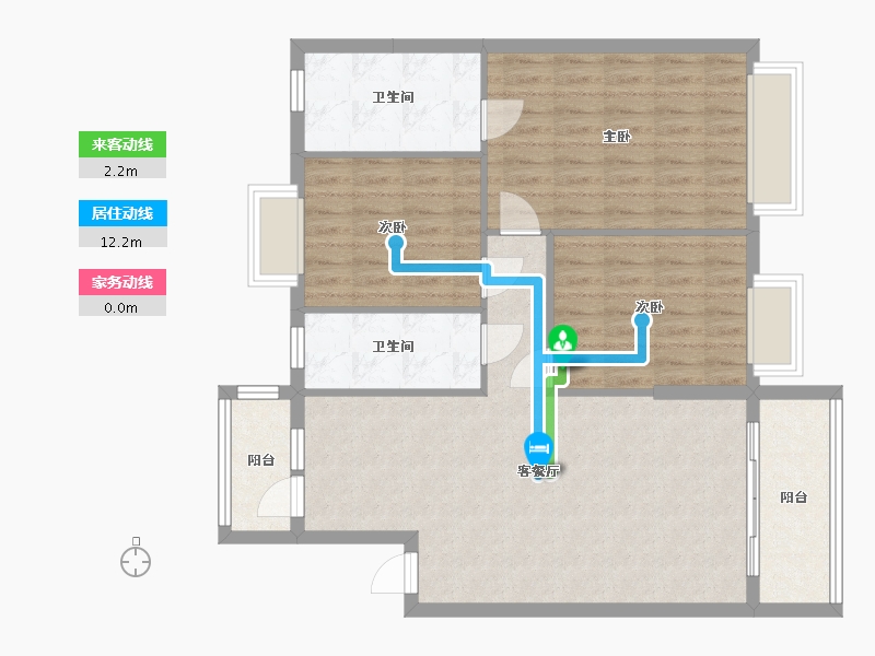 广西壮族自治区-防城港市-丽景湾-97.90-户型库-动静线