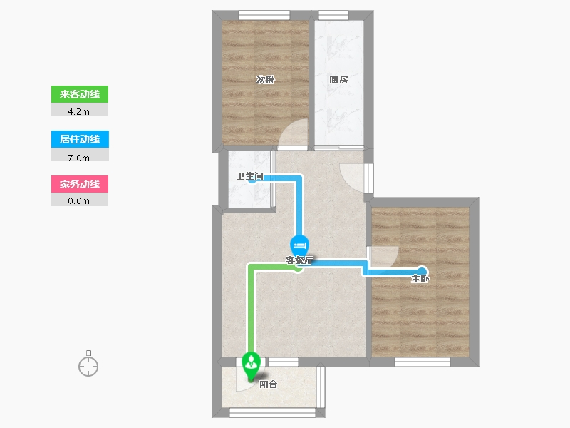 北京-北京市-古城小区-47.14-户型库-动静线