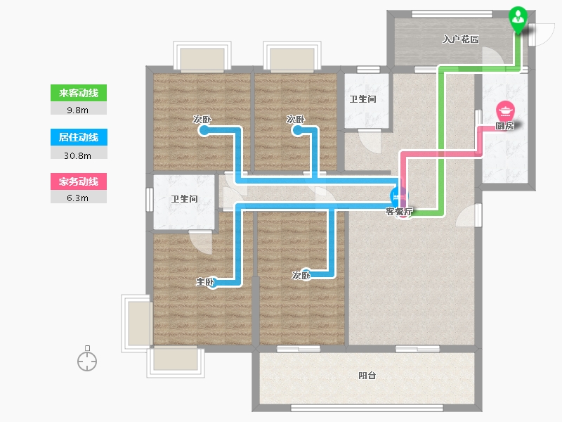 广东省-肇庆市-江南城-124.43-户型库-动静线