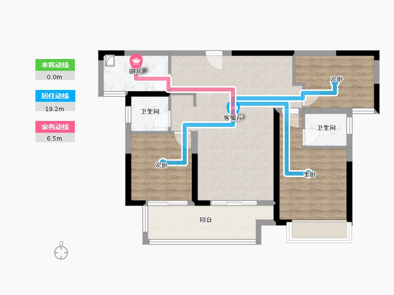 河南省-洛阳市-建业观山悦-89.00-户型库-动静线