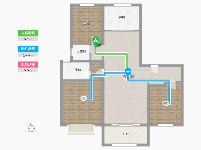 山东省-济宁市-三发尚城-110.40-户型库-动静线