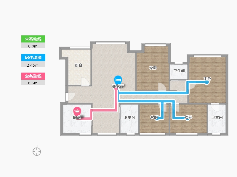 四川省-绵阳市-恒跃名城-114.40-户型库-动静线