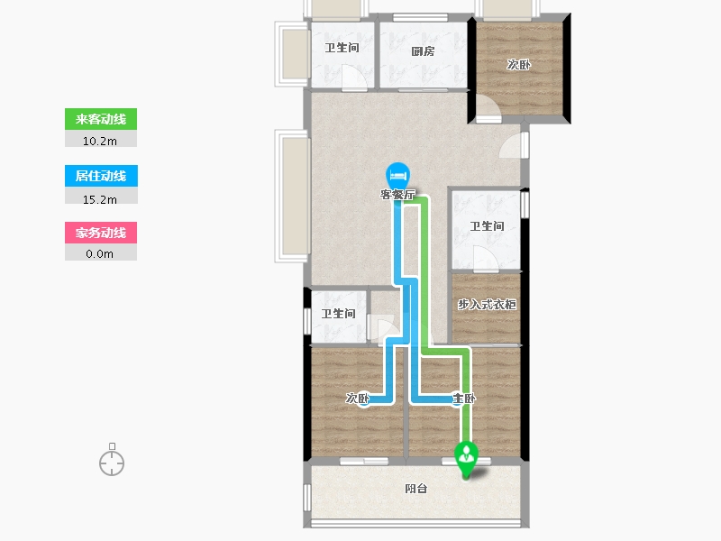 福建省-泉州市-保利宝龙和光悦湖-92.00-户型库-动静线