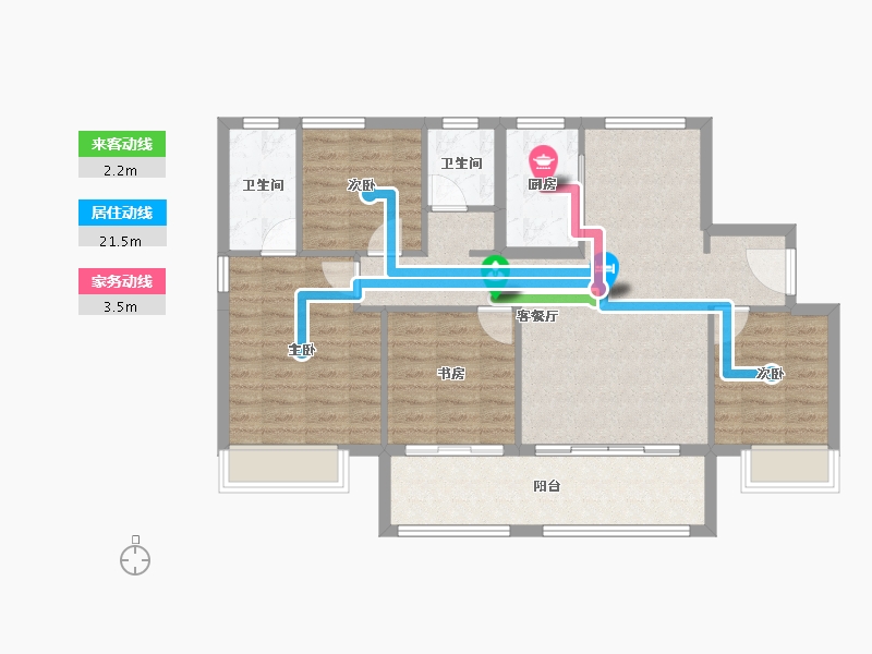 山东省-潍坊市-于河上府-94.79-户型库-动静线