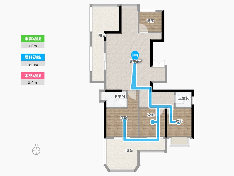 福建省-福州市-中建元亨府-120.01-户型库-动静线