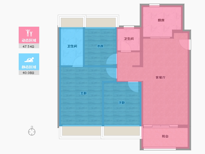 上海-上海市-建发熙和府-79.00-户型库-动静分区