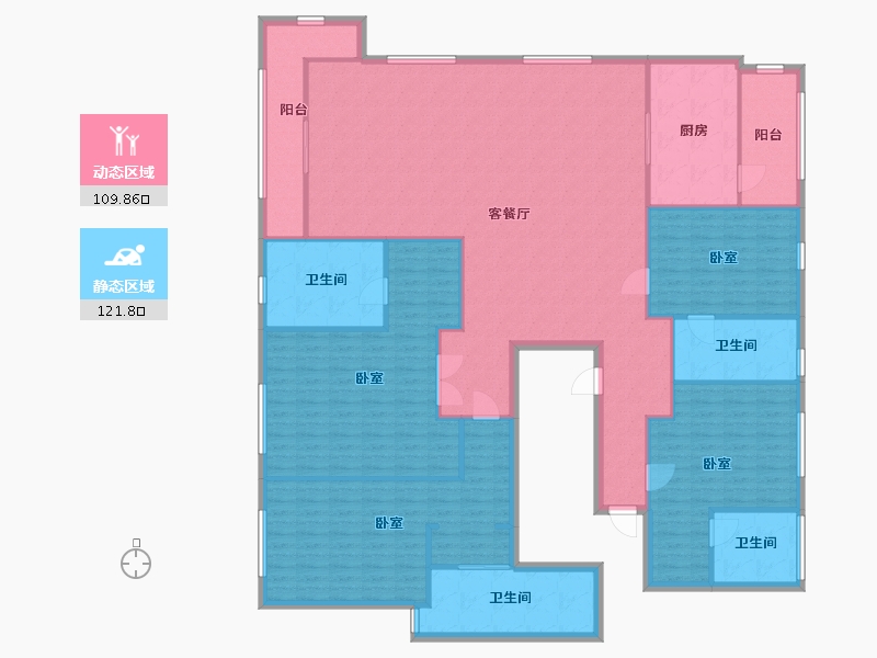 湖北省-武汉市-光谷创新天地-197.60-户型库-动静分区