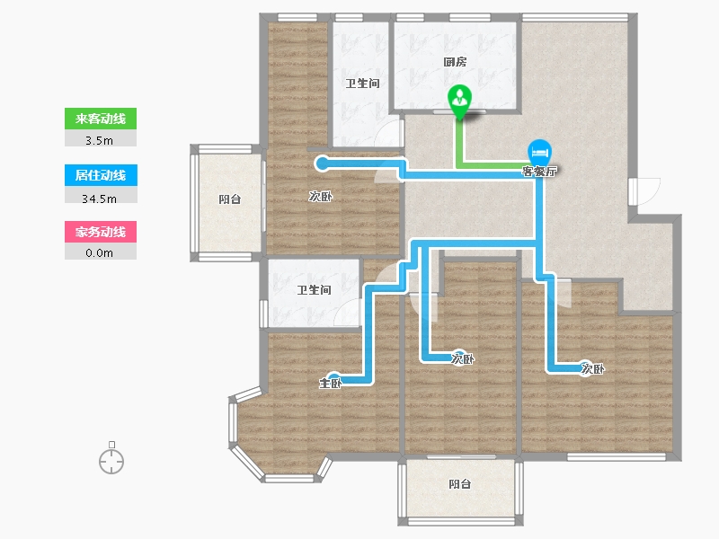 福建省-福州市-融信第一城2期-204.00-户型库-动静线