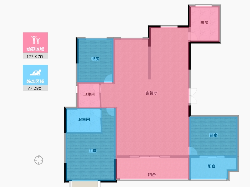 湖北省-恩施土家族苗族自治州-清江新城-184.18-户型库-动静分区