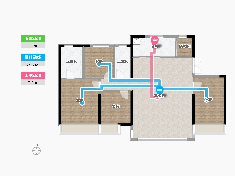 甘肃省-兰州市-兰州万达城-116.07-户型库-动静线