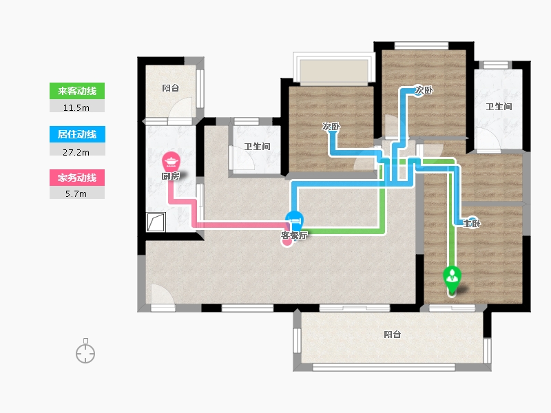 四川省-成都市-天府半岛-92.65-户型库-动静线