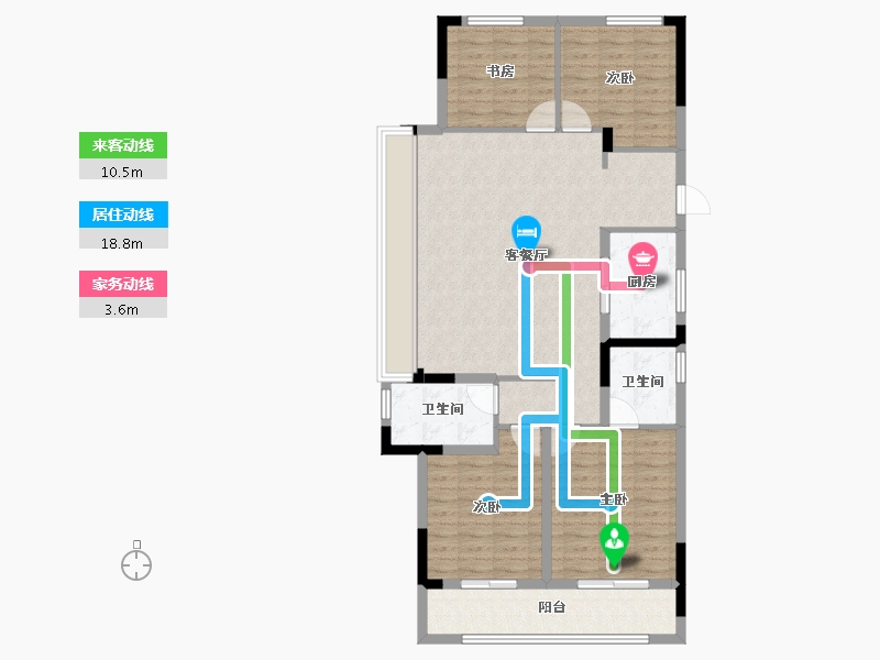 浙江省-衢州市-金成江潮鸣汇-111.20-户型库-动静线