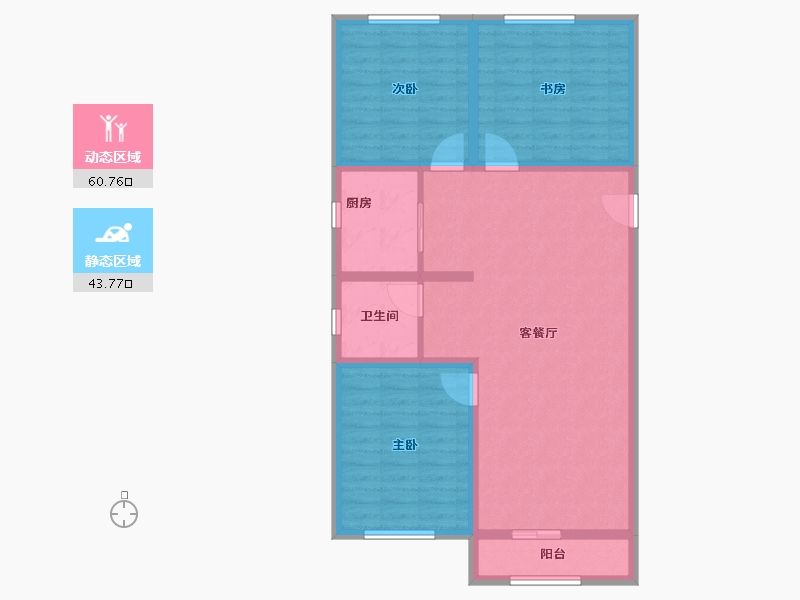 河北省-保定市-汇元玖號院-93.99-户型库-动静分区