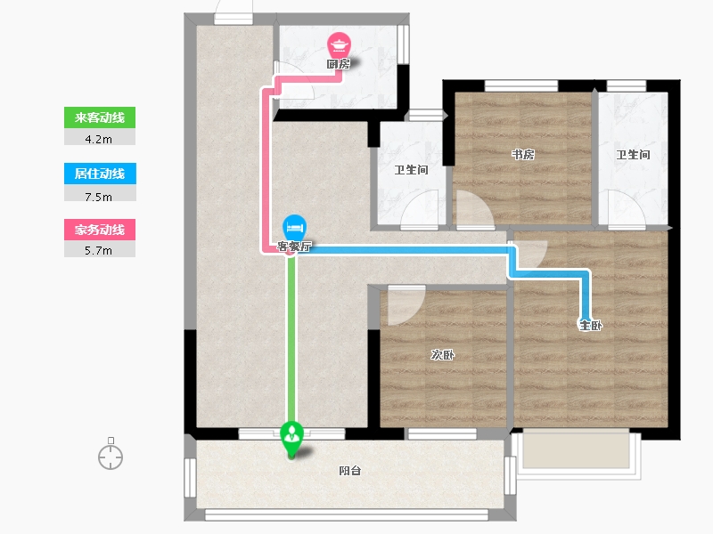 江西省-赣州市-智骏一方天下-79.01-户型库-动静线