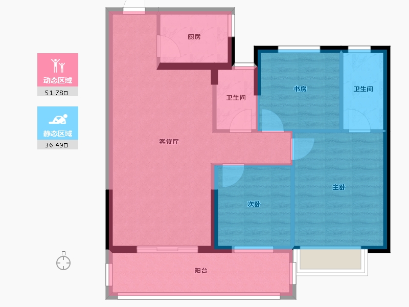 江西省-赣州市-智骏一方天下-79.01-户型库-动静分区